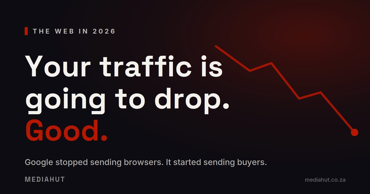 Your Website Traffic Is Going to Drop. Good.